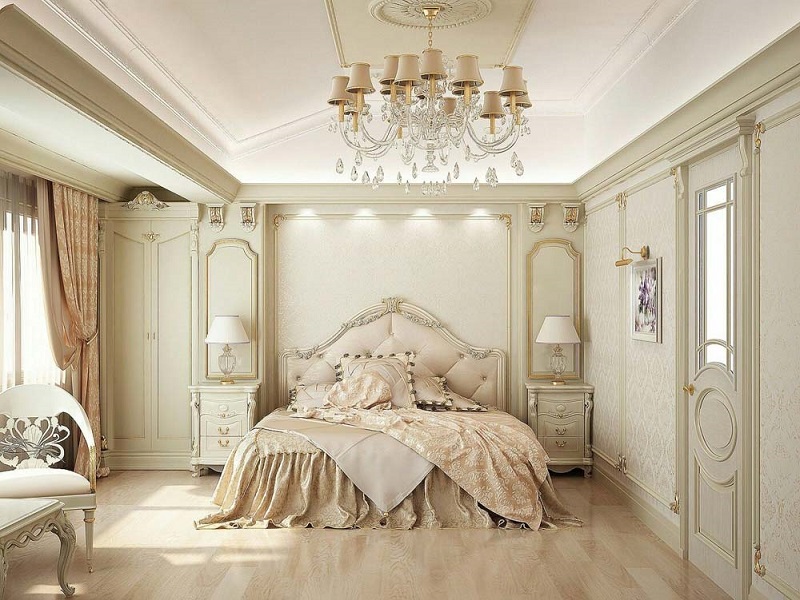 Nội thất phòng ngủ hoàng gia kiểu Pháp